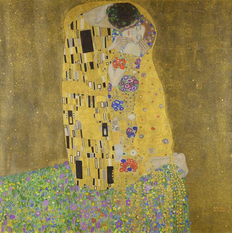 Gustave Klimt, Le baiser